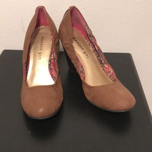 SOLD Madden Girl Brown Wedges - Size 8